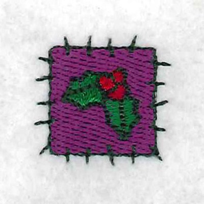 Holly Patch Machine Embroidery Design
