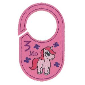 Picture of 3 Month Closet Tag Machine Embroidery Design
