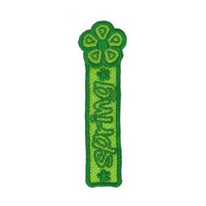 Picture of Spring Bookmark Machine Embroidery Design