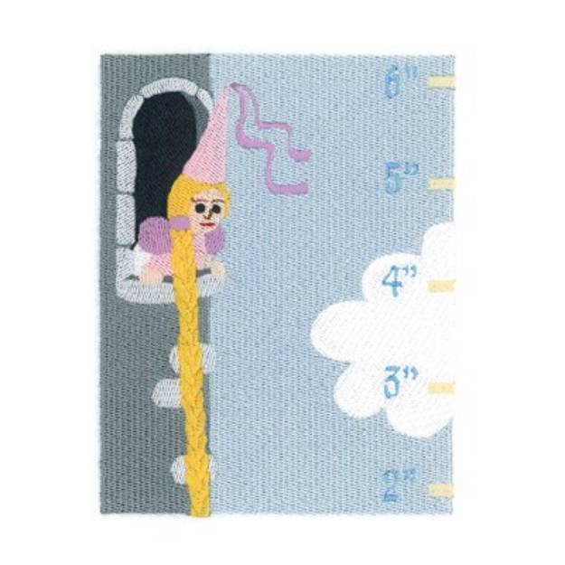 Picture of Rapunzel 4 1/2 Panel Machine Embroidery Design