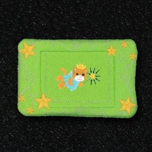 Picture of Tooth Fairy Cat Pillow Machine Embroidery Design