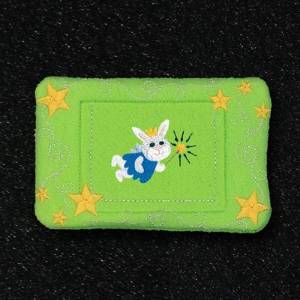 Picture of Tooth Fairy Rabbit Pillow Machine Embroidery Design