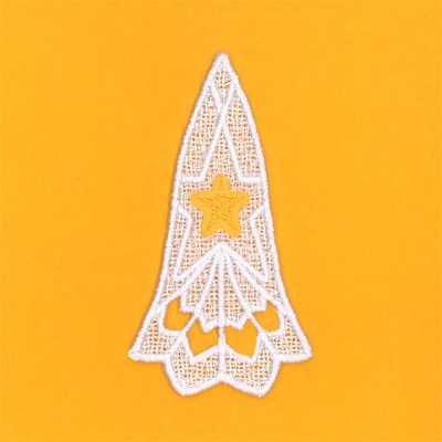 FSL Star  Ornament Machine Embroidery Design