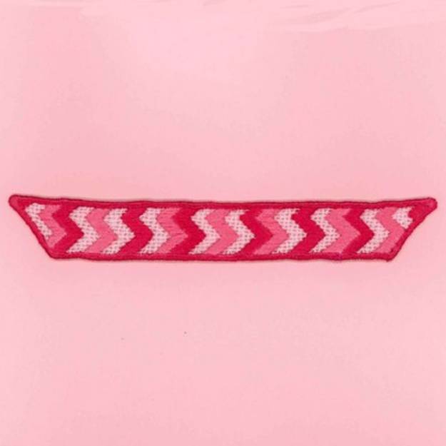 Picture of FSL Diagonal Lace Ribbon Machine Embroidery Design