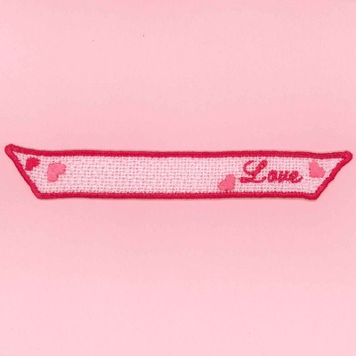 FSL Love  Ribbon Machine Embroidery Design
