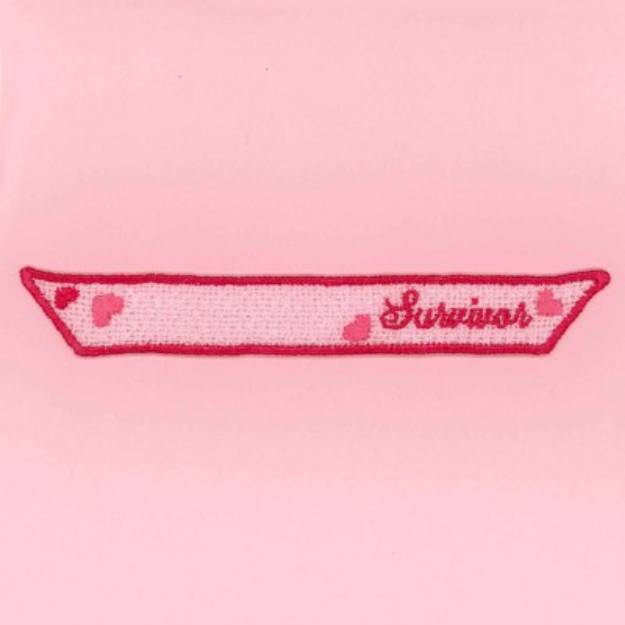 Picture of FSL Survivor Ribbon Machine Embroidery Design