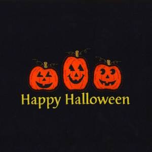 Picture of Halloween Cutout Applique Machine Embroidery Design