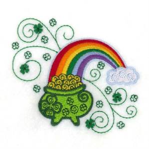 Picture of St. Patty Gold Machine Embroidery Design