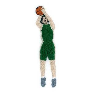 Picture of Basketball Gal Machine Embroidery Design