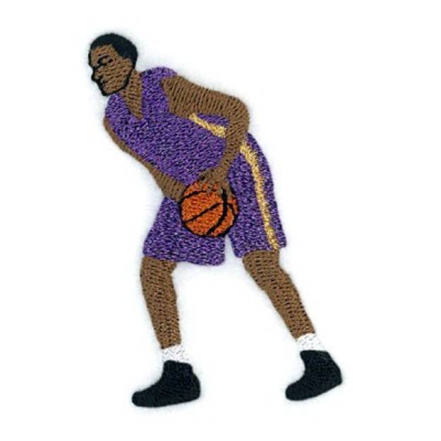Picture of Basketball Guy Machine Embroidery Design