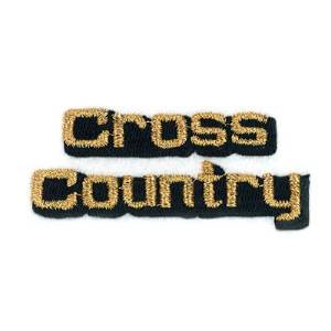 Picture of Cross Country Text Machine Embroidery Design