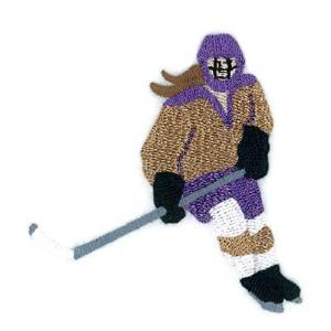 Picture of Hockey Gal Machine Embroidery Design