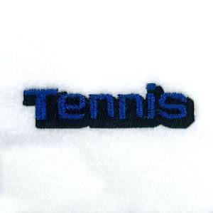 Picture of Tennis Machine Embroidery Design