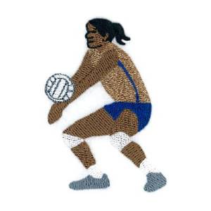 Picture of Volleyball Girl Machine Embroidery Design