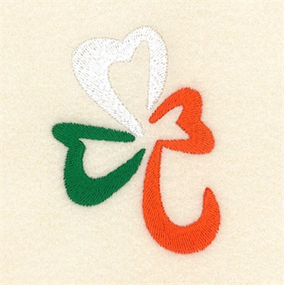 Abstract  Shamrock Machine Embroidery Design