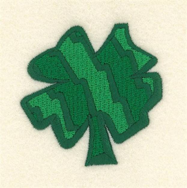 Picture of Wavy Clover Machine Embroidery Design