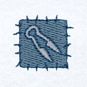 Picture of Wool Clipper Patch Machine Embroidery Design
