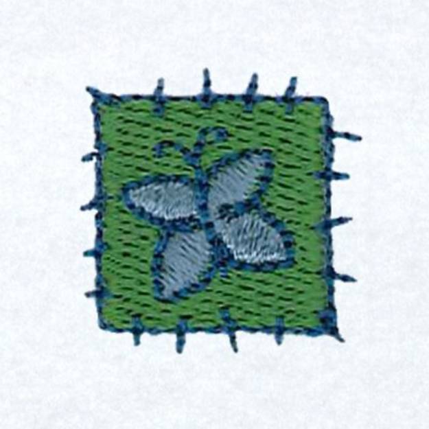 Picture of Butterfly Patch Machine Embroidery Design