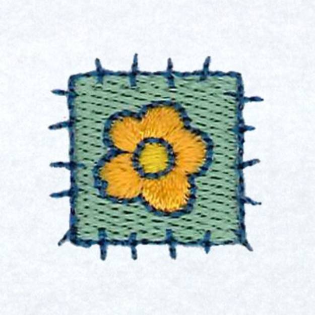 Picture of Sheep Flower Patch Machine Embroidery Design