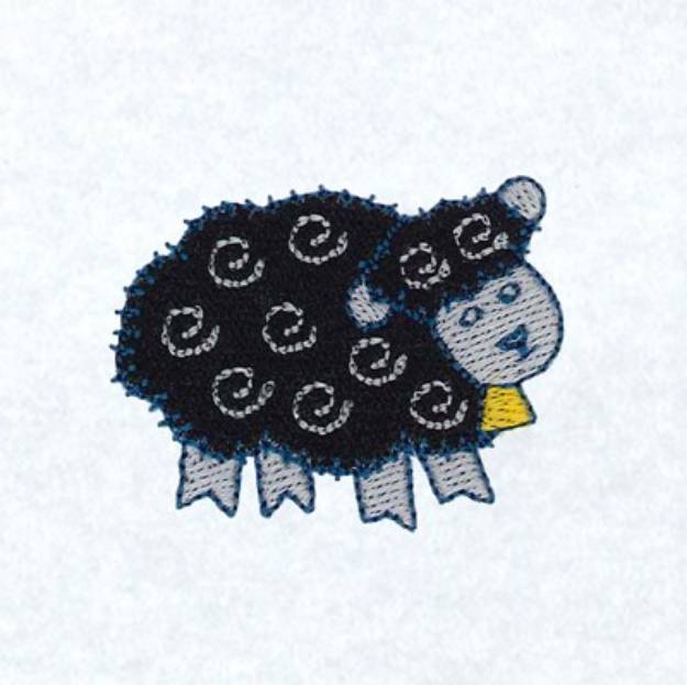 Picture of Black Sheep Machine Embroidery Design