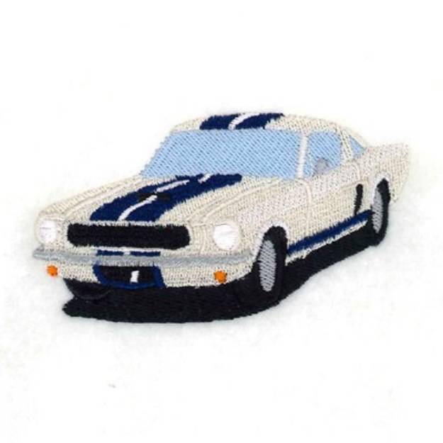 Picture of Hot Rod Car Machine Embroidery Design