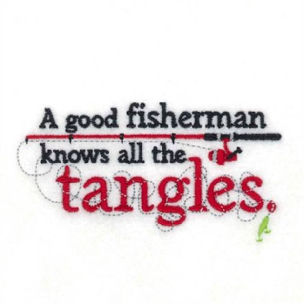 Picture of Good Fisherman Machine Embroidery Design
