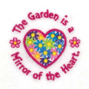 Picture of Garden Is A Mirror Machine Embroidery Design