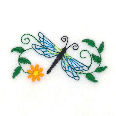 Dragonfly Machine Embroidery Design