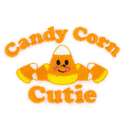 Candy Corn Cutie Machine Embroidery Design