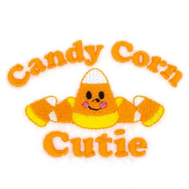 Picture of Candy Corn Cutie Machine Embroidery Design