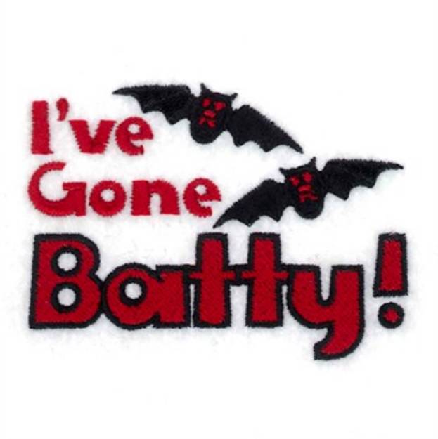 Picture of Ive Gone Batty! Machine Embroidery Design
