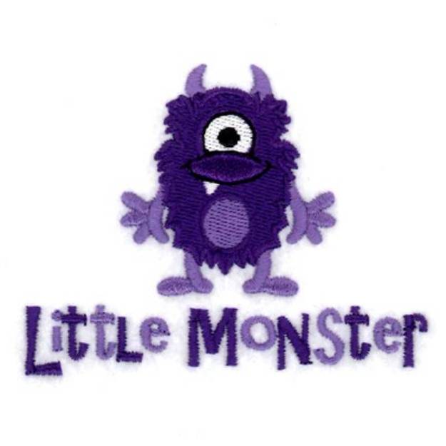 Picture of Little Monster Machine Embroidery Design
