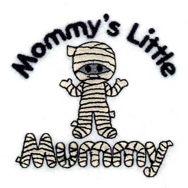 Picture of Mommys Little Mummy Machine Embroidery Design