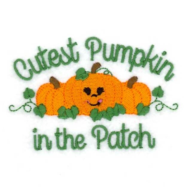 Picture of Cutest Pumpkin Machine Embroidery Design