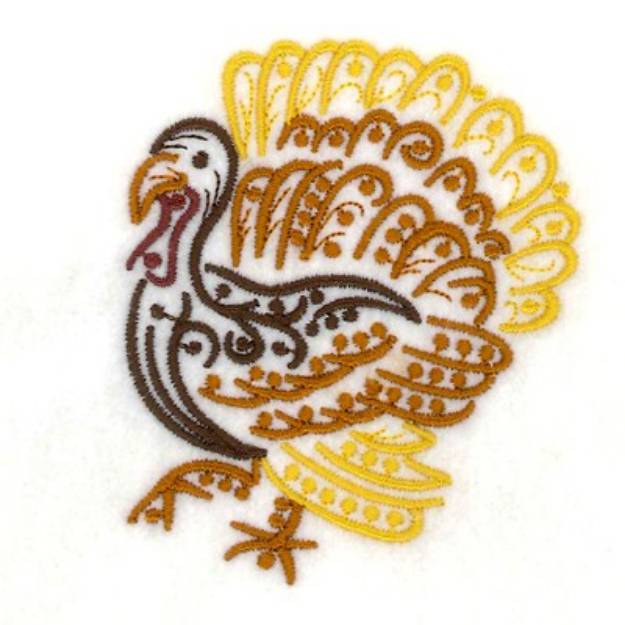 Picture of Turkey Filigree Machine Embroidery Design