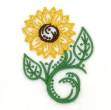 Picture of Sunflower Filigree Machine Embroidery Design