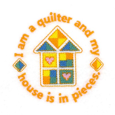 I am a Quilter Machine Embroidery Design