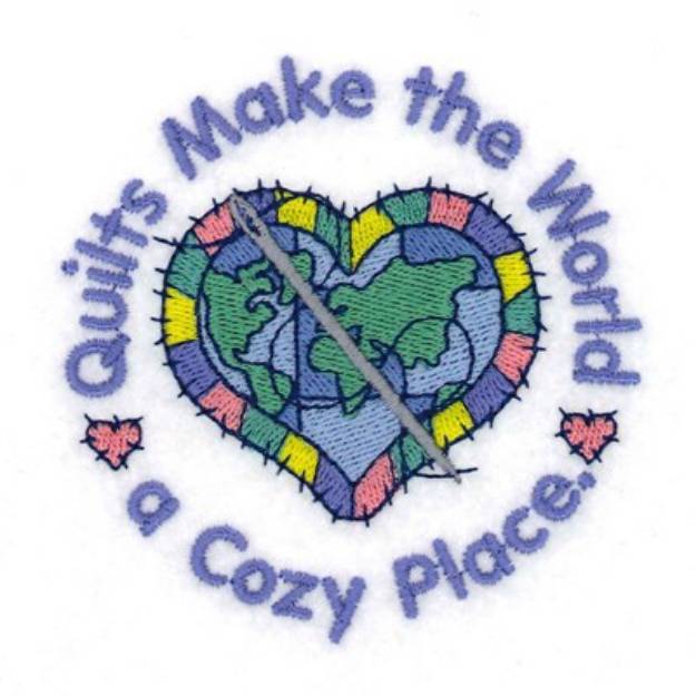 Picture of Quilts Make the World Machine Embroidery Design