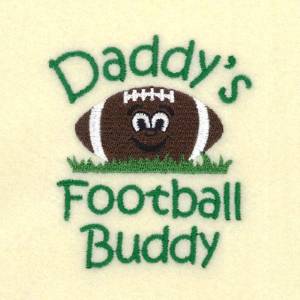 Picture of Daddys Football Buddy Machine Embroidery Design