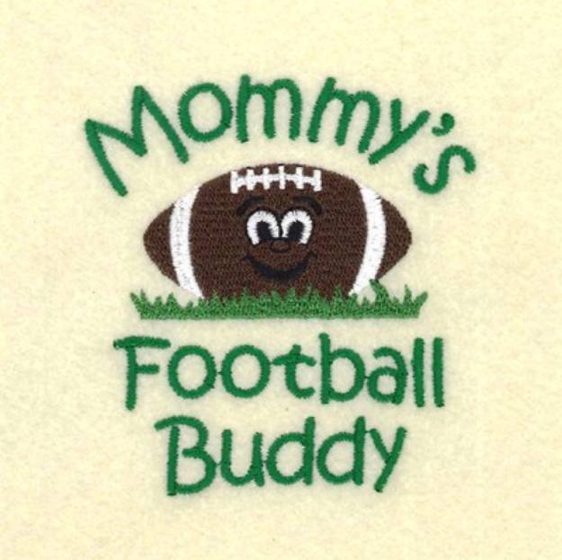 Picture of Mommys Football Buddy Machine Embroidery Design