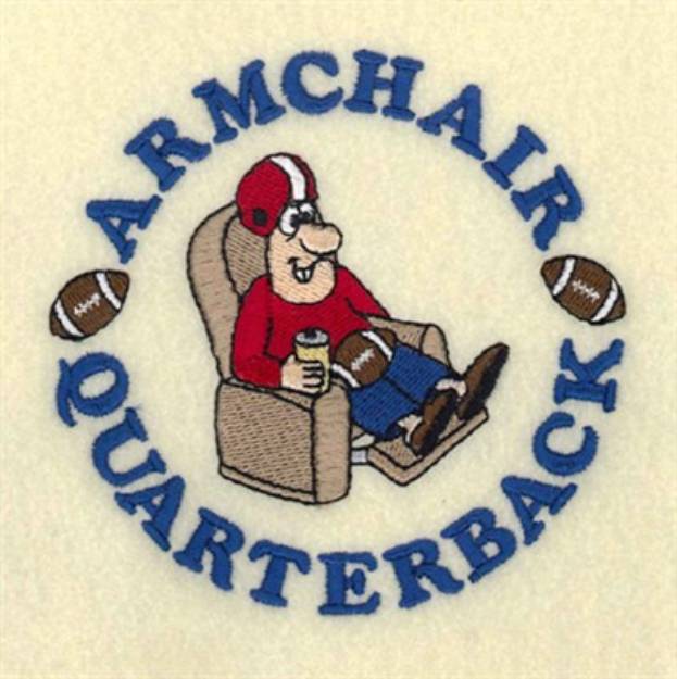 Picture of Armchair Quarterback Machine Embroidery Design