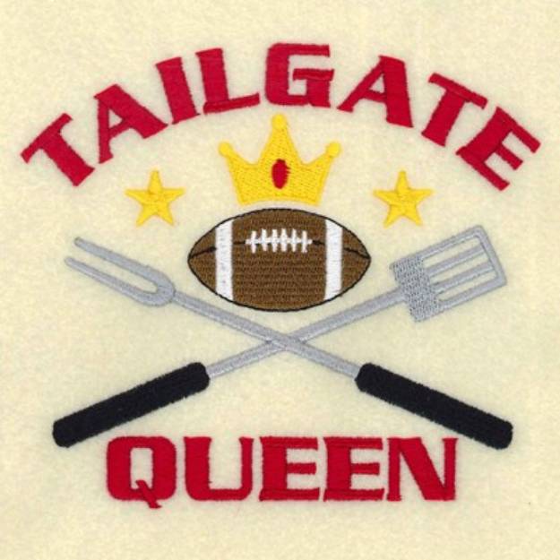 Picture of Tailgate Queen Machine Embroidery Design