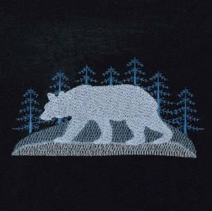 Picture of Winter Bear Machine Embroidery Design