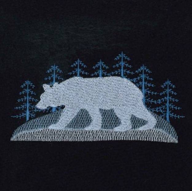 Picture of Winter Bear Machine Embroidery Design