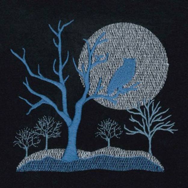 Picture of Winter Owl Machine Embroidery Design