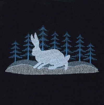 Winter Rabbit   Machine Embroidery Design