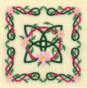 Picture of Celtic Quilt Square Machine Embroidery Design
