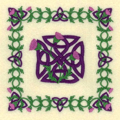 Celtic Quilt Block Machine Embroidery Design