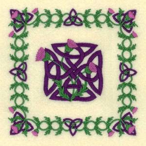 Picture of Celtic Quilt Block Machine Embroidery Design