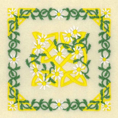Celtic Quilt Machine Embroidery Design